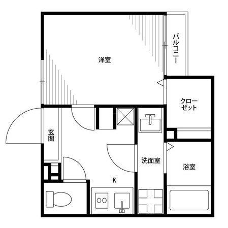 アムール東四つ木の物件間取画像